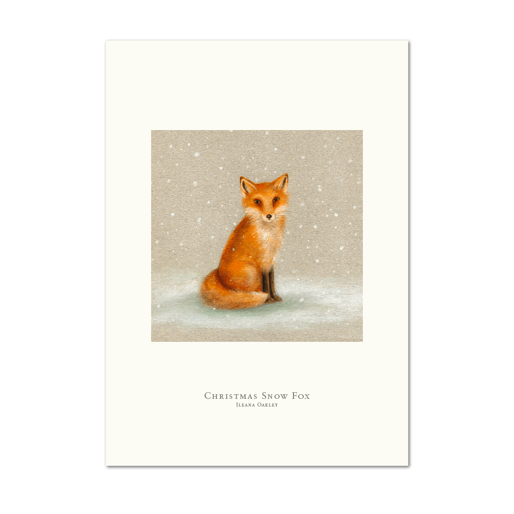 Show details for Christmas Snow Fox | Large Print